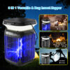 3 3 in 1 solar insect zapper with bug killing, lighting and SOS emergency modes