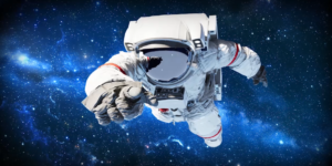 astronaut outer space milky way projection for LED star projector