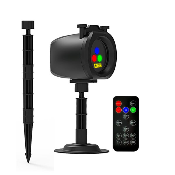 1 (5) Festlamp Christmas laser projector light IP65 waterproof outdoor RGB laser light white background product shot