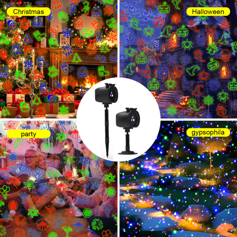 outdoor laser light for yard garden holiday decor