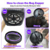 14 Step-by-step cleaning guide for solar bug zapper, unscrew counterclockwise, dump debris and rinse