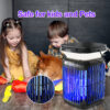 13 Solar bug zapper with protective grid, safe for kids and pets at home