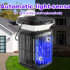 8 Auto on and off light sensor function for solar mosquito zapper