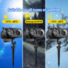 IP44 waterproof Christmas projector light suitable for sun, rain, snow outdoor yard use