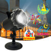Festlamp Ramadan Projector Light, Eid Mubarak crescent moon mosque firework pattern outdoor projection lamp for Muslim Eid al-Fitr holiday decoration