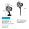 Halloween projector light size dimension and full product parameter spec sheet, outdoor Halloween light technical data for wholesale buyers